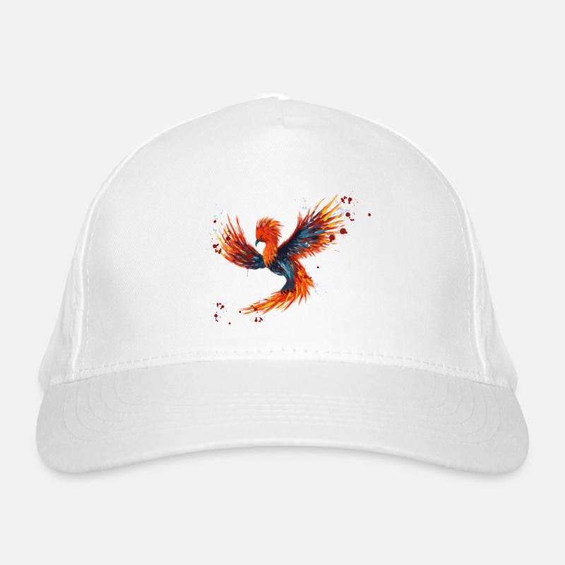 Aquarelle Phoenix Casquette classique bio