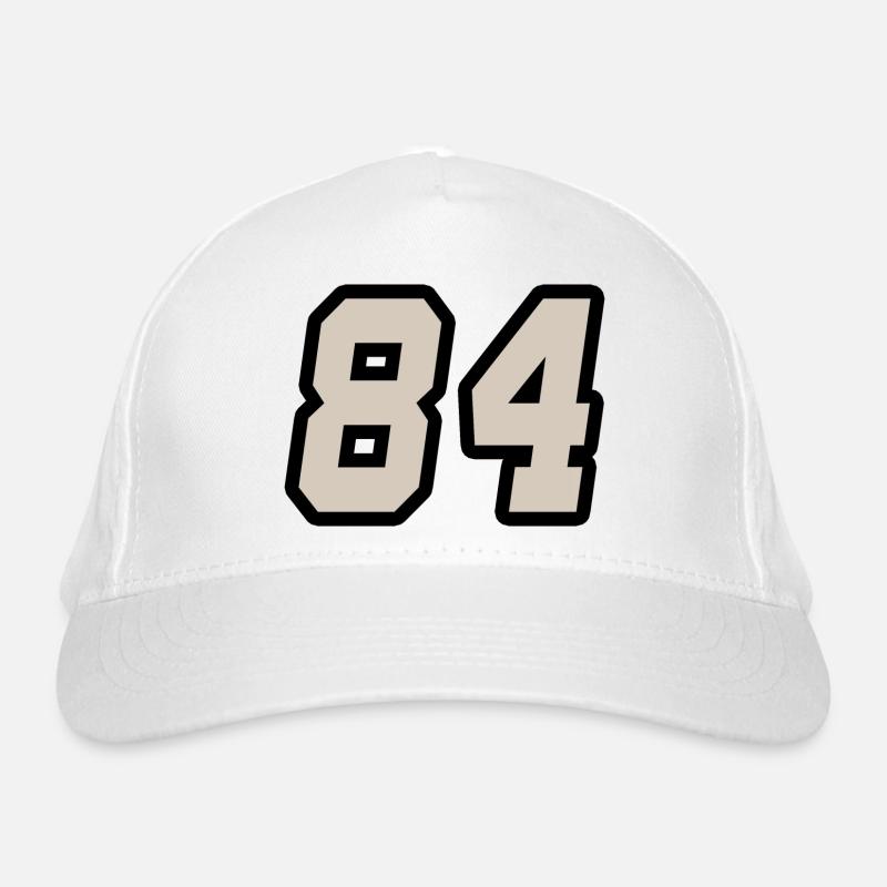 Nummer vierundachtzig 84 Bio-Baseballkappe