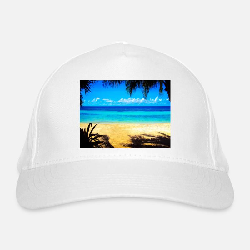 PLAGE PARADISIAQUE Casquette classique bio