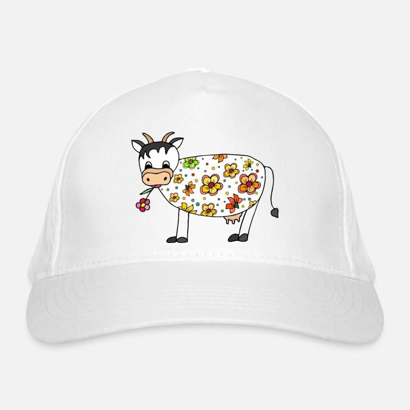 Cow Organic Baseball Cap