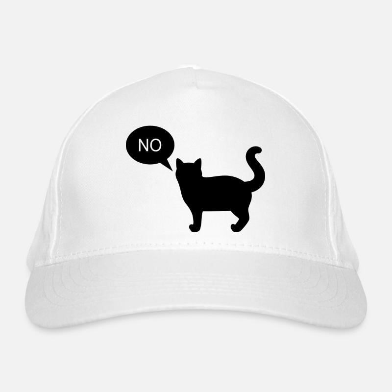 Le chat dit non Casquette classique bio