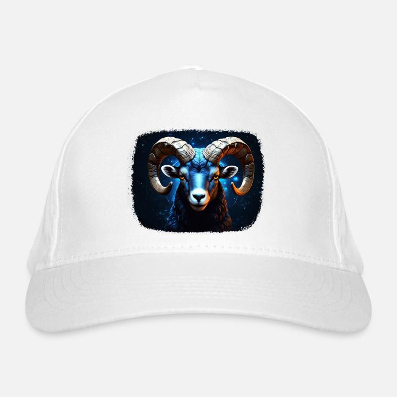 Sternzeichen Widder Bio-Baseballkappe