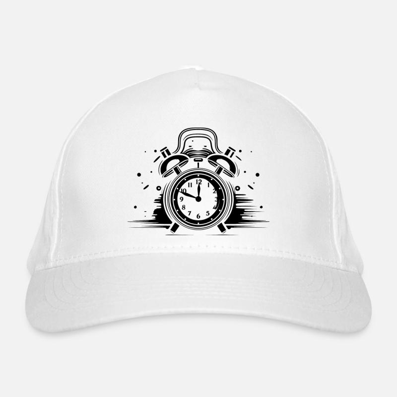Clock Sketch Organic Baseball Cap