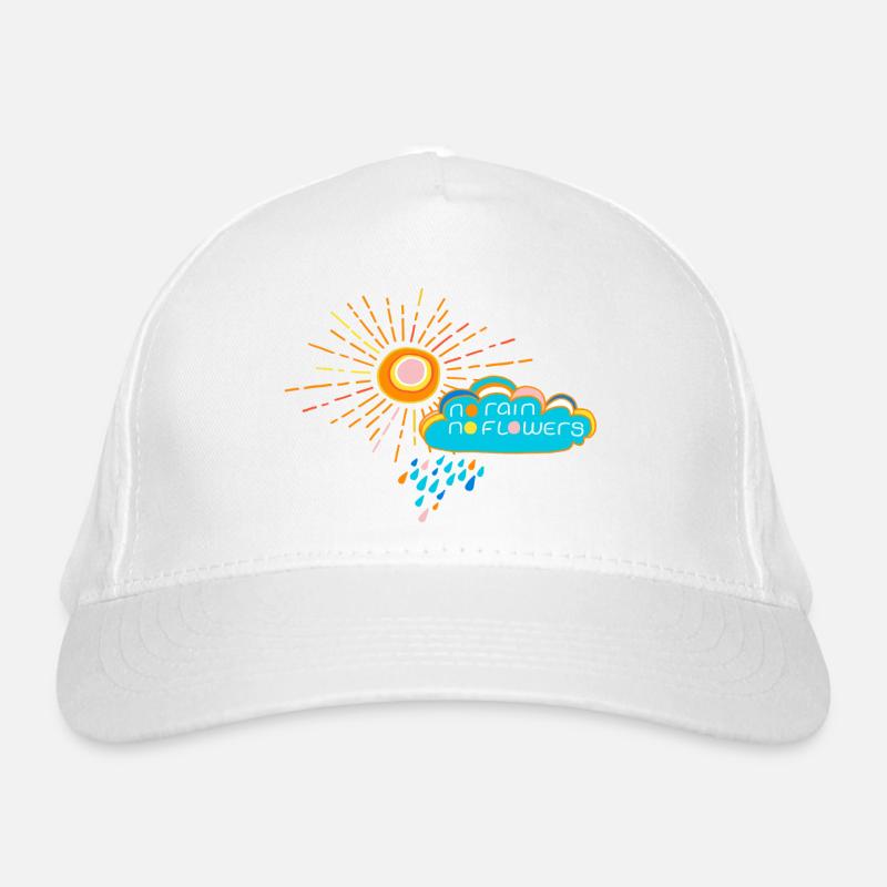 Pas de pluie, pas de fleurs Casquette classique bio