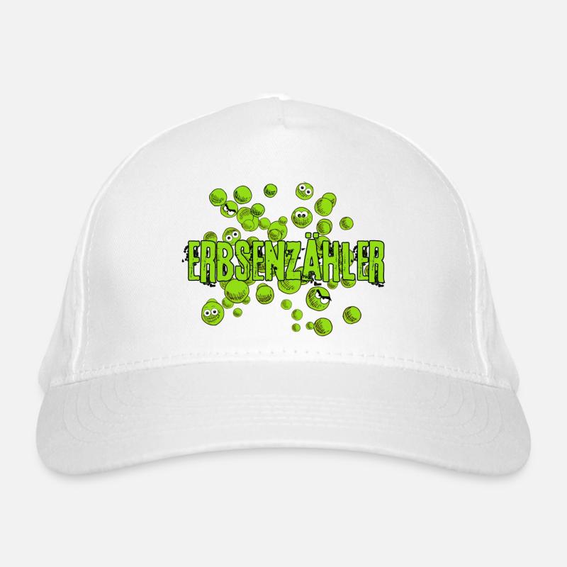 Bean counter mrs peanut green fun comic Organic Baseball Cap