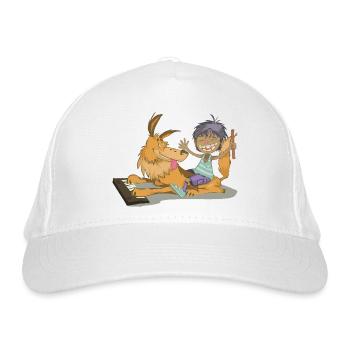 Bremen Town Musicians: Best friends! - Organic Baseball Cap - white - Front