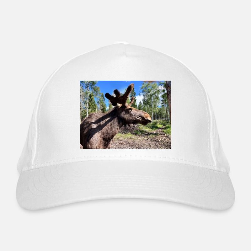 Elch Bio-Baseballkappe
