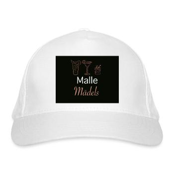 Malle Mädels - Partyzeit - Bio-Baseballkappe - Weiß - Vorne