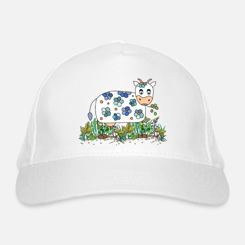 Cow Organic Baseball Cap