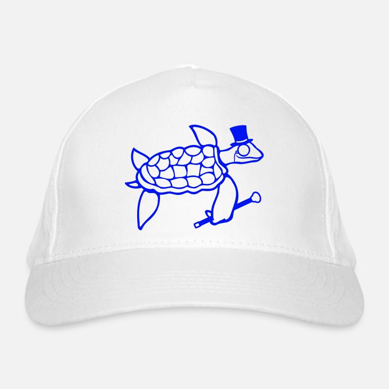 Mr. Turtle Sir Monocle Top Hat Rich Organic Baseball Cap