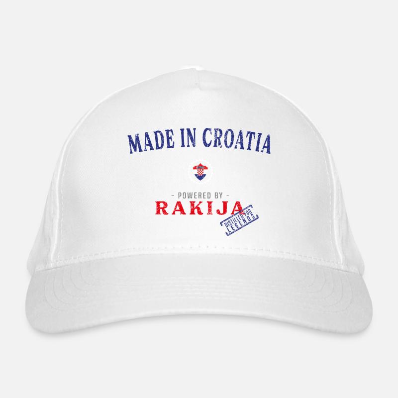 Kroatien Bio-Baseballkappe
