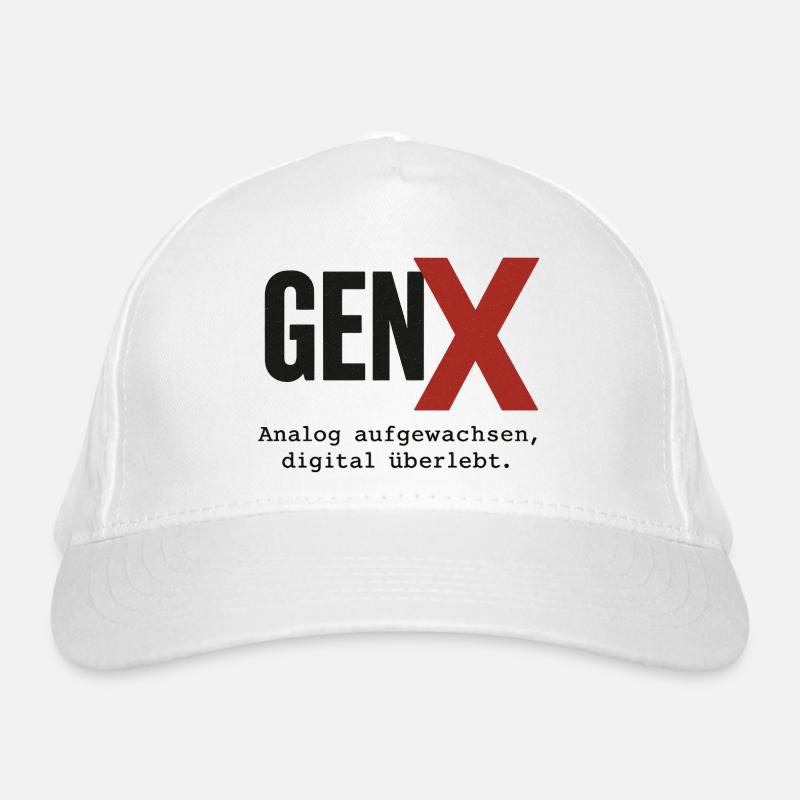 Conception rétro numérique GenX Casquette classique bio