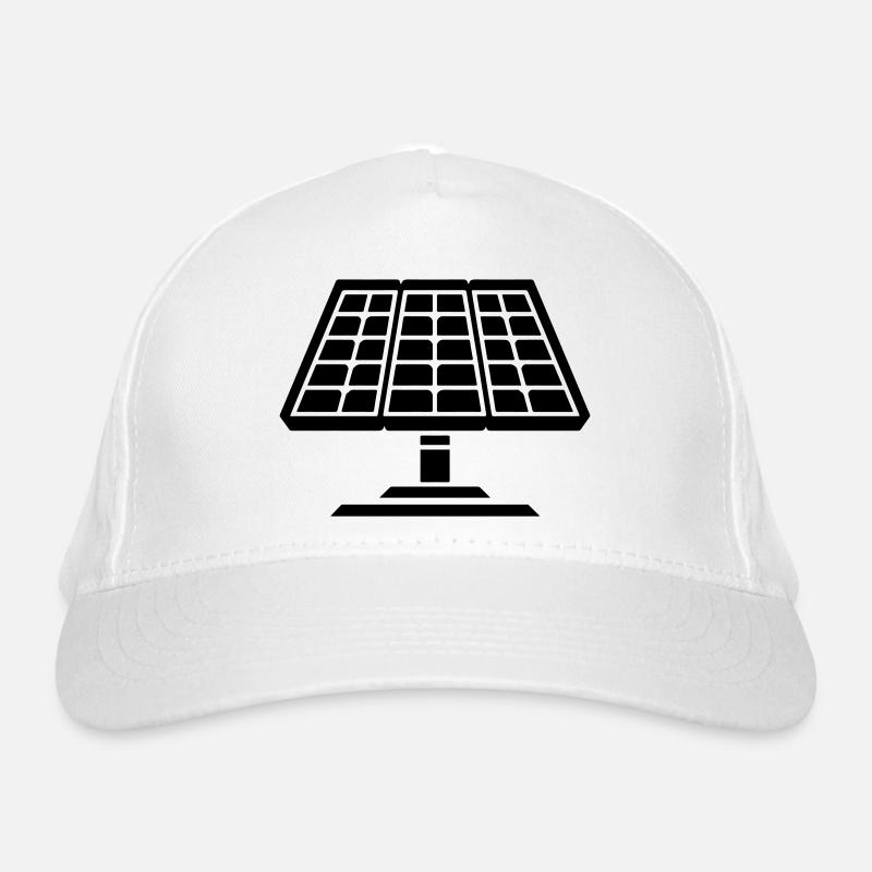 Solar Anlage Panele Bio-Baseballkappe