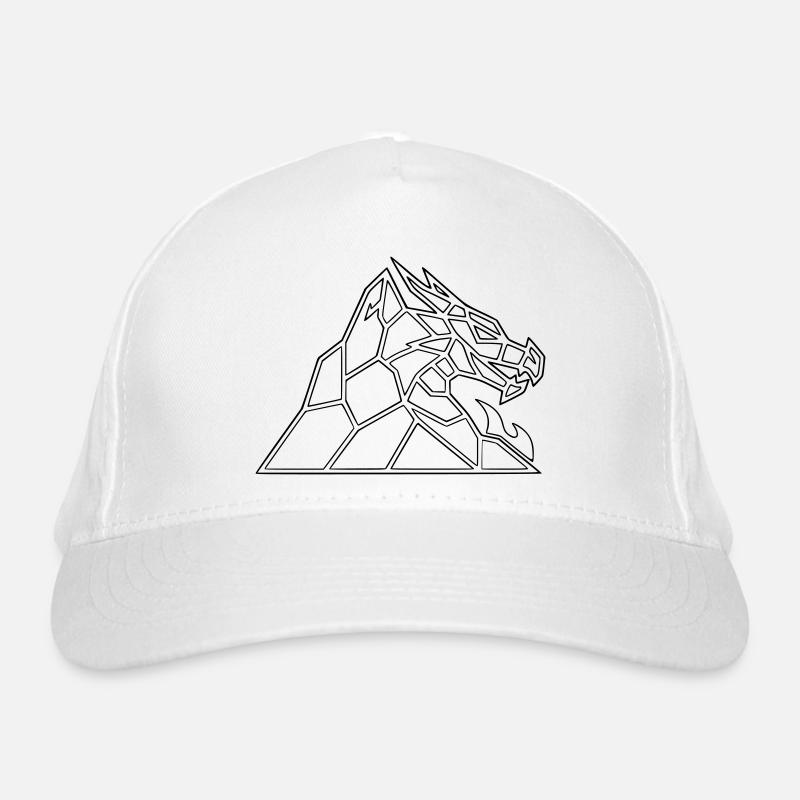 Drachenfels Geometric: Dragon Saga as Vector Organic Baseball Cap