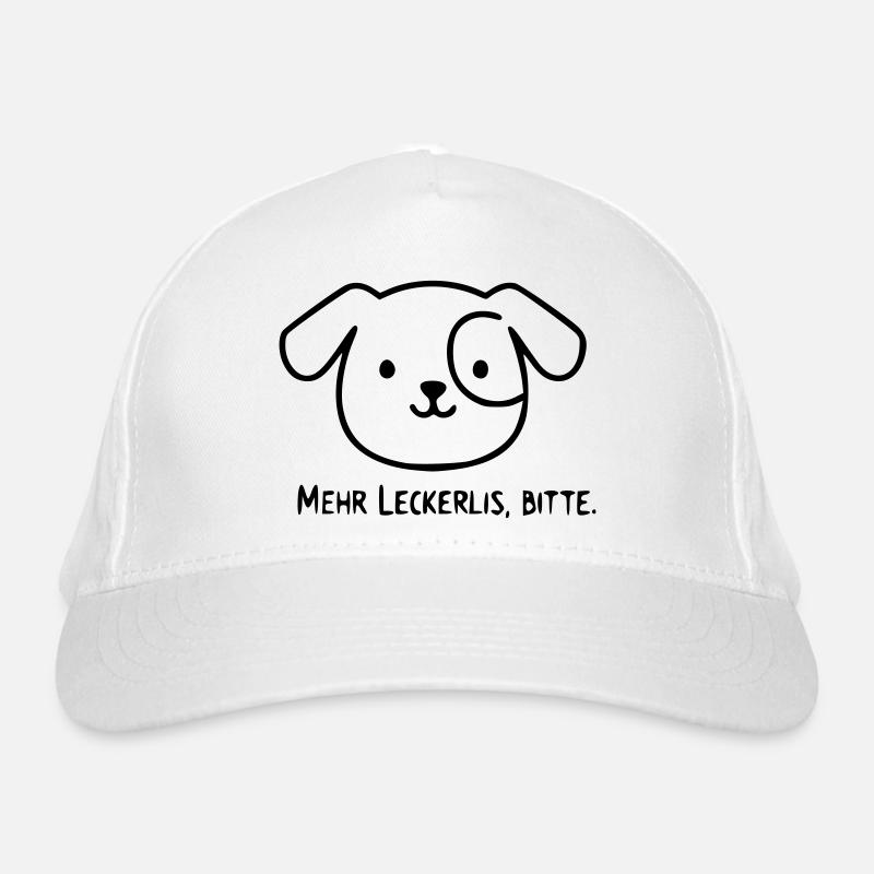 Süßer Hund | Mehr Leckerlis, bitte! Bio-Baseballkappe
