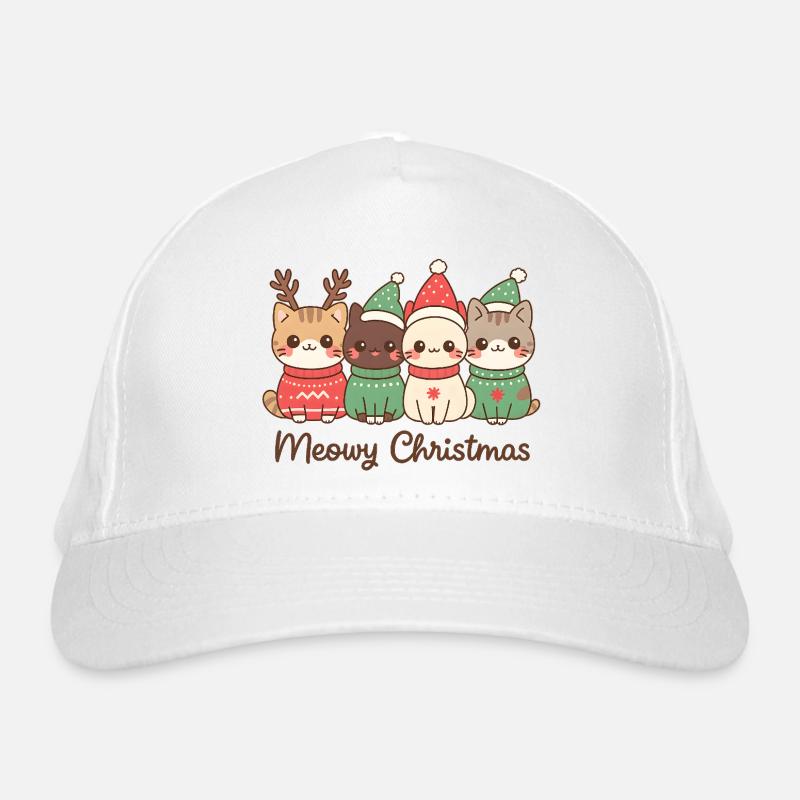 Meowy Christmas Cat Squad, Chatons Casquette classique bio