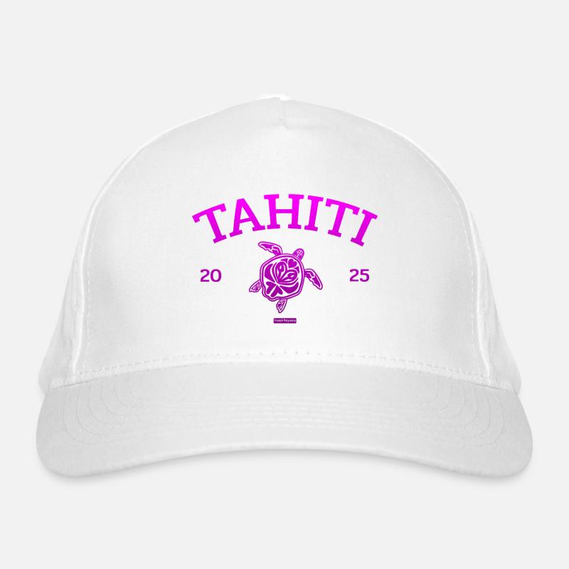 Tahiti - Turtle - French Polynesia - Schildkröte Organic Baseball Cap