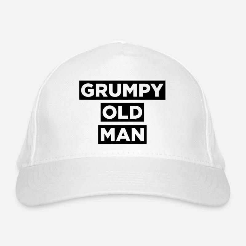 Grumpy Old Man Organic Baseball Cap