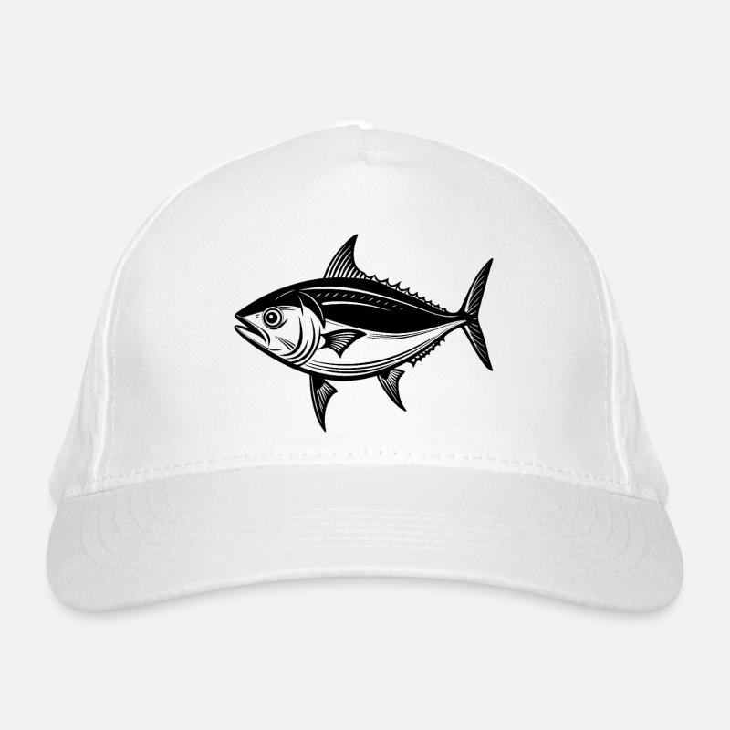 Thunfisch Bio-Baseballkappe