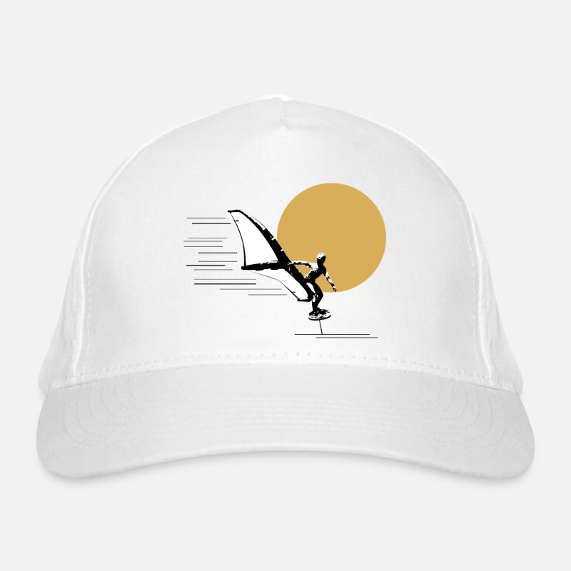 Wingfoiler devant le soleil Casquette classique bio