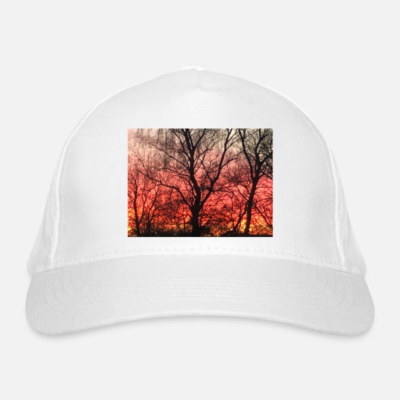 Abendrot Bio-Baseballkappe
