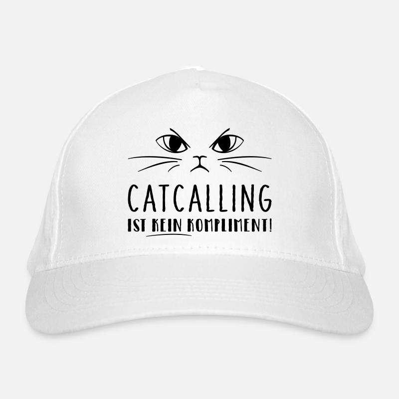 Catcalling ist kein Kompliment! Bio-Baseballkappe