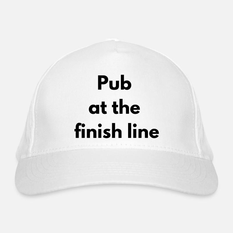Pub an der Ziellinie Bio-Baseballkappe