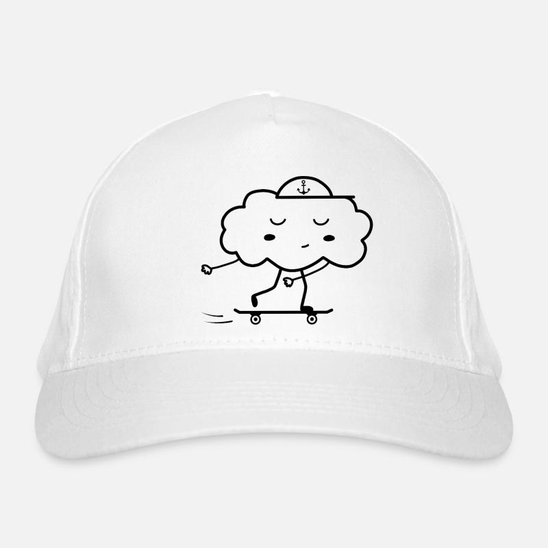 Skater Cloud – Ankerkappe Bio-Baseballkappe