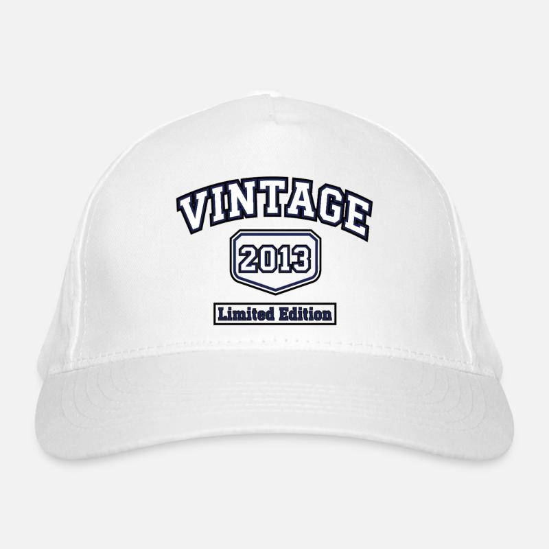 Édition limitée Vintage 2013 College Style Casquette classique bio