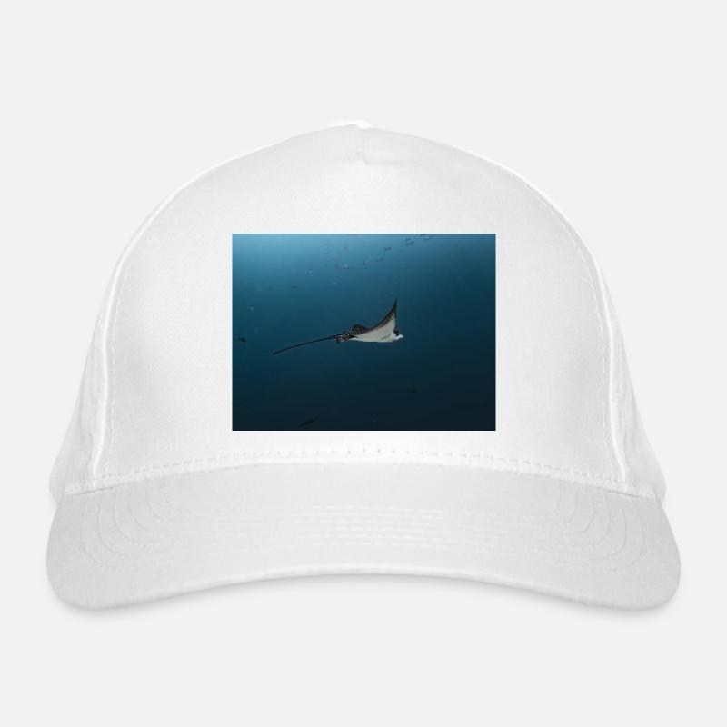 Manta Glise au-dessus de l’Abîme de l’Océan Casquette classique bio