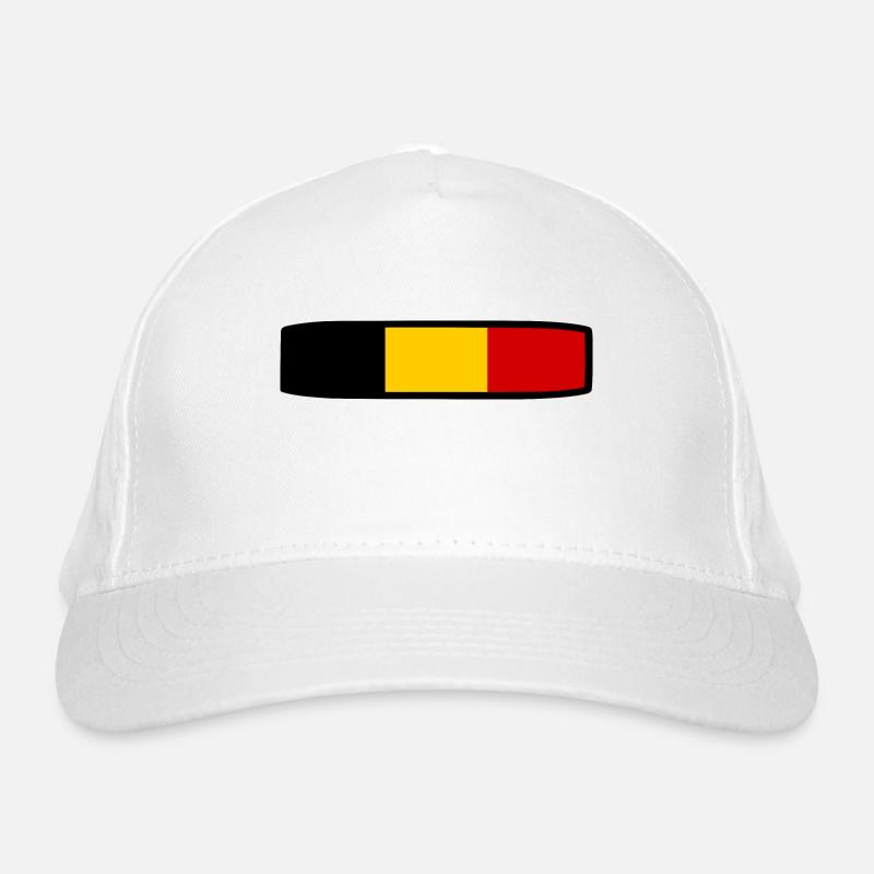 Belgian flag Organic Baseball Cap