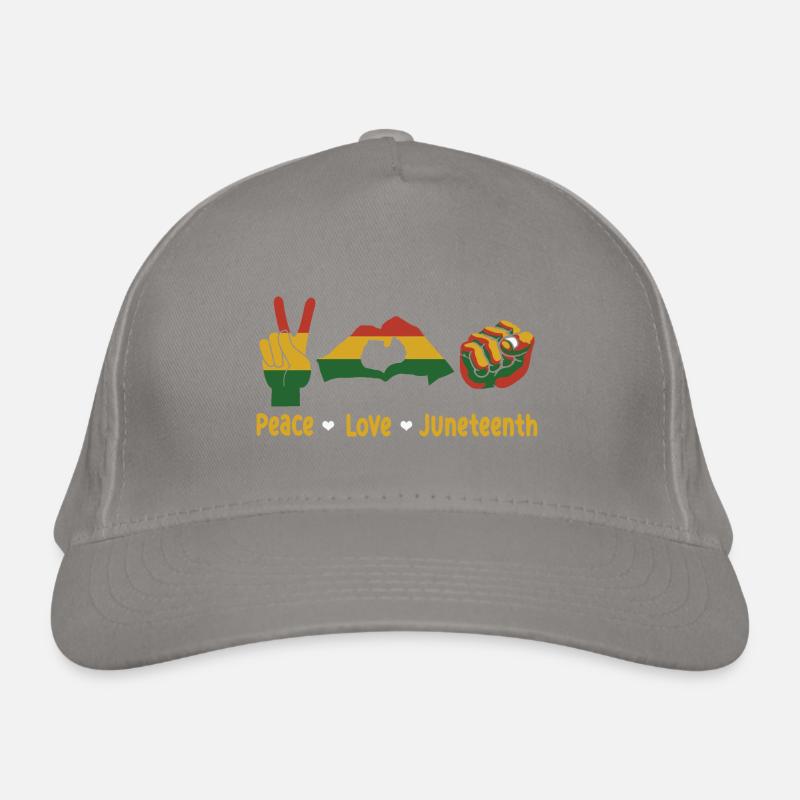 Juneteenth Black History Day Pride Gift Organic Baseball Cap