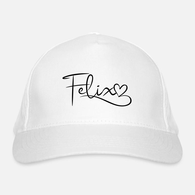Felix, nom, prénom, déco Casquette classique bio