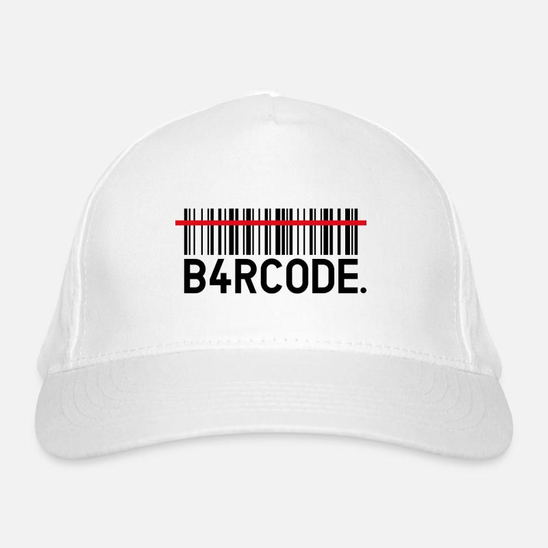B4RCODE. Numériser noir Casquette classique bio
