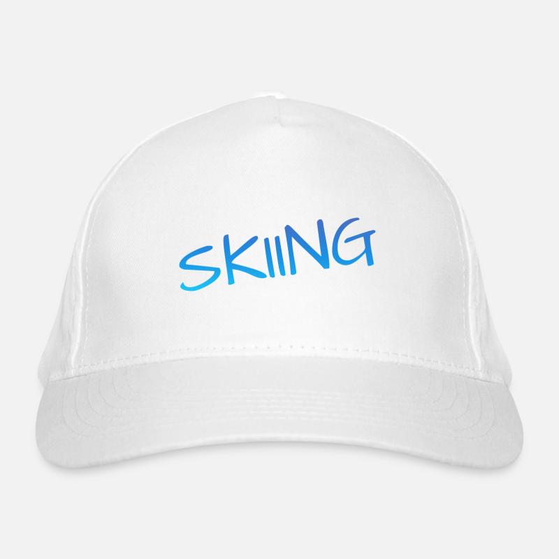 skiing Bio-Baseballkappe