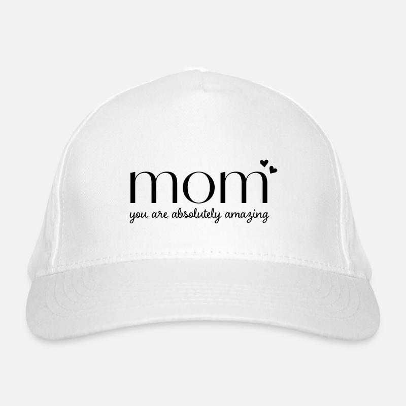 Mama du bist absolut großartig! Bio-Baseballkappe