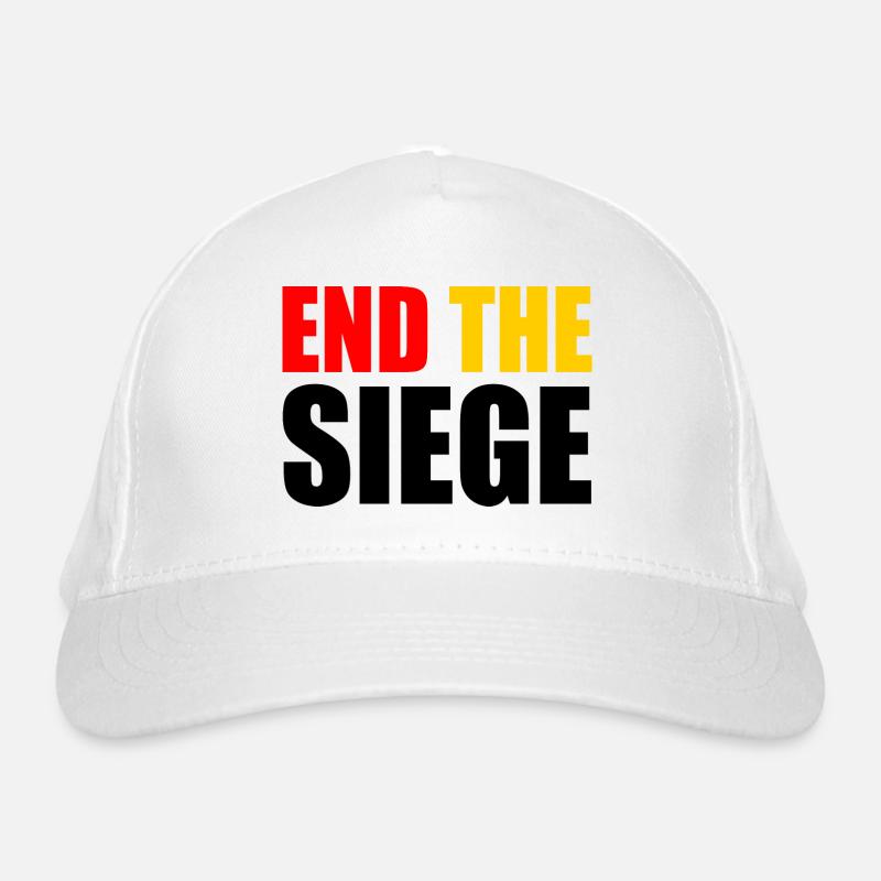 End the siege Organic Baseball Cap