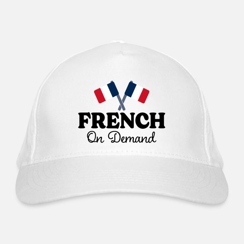 French on request French interpreter Organic Baseball Cap