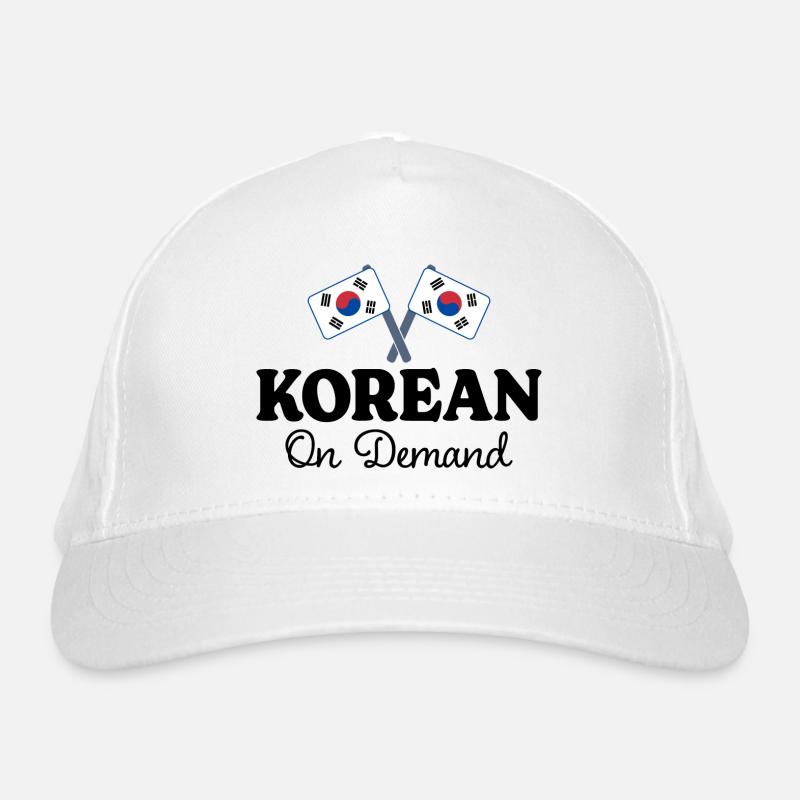 Coréen Sur Demande Interprète Coréen Casquette classique bio