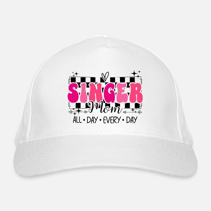 Singing Musician Mom Singer Organic Baseball Cap