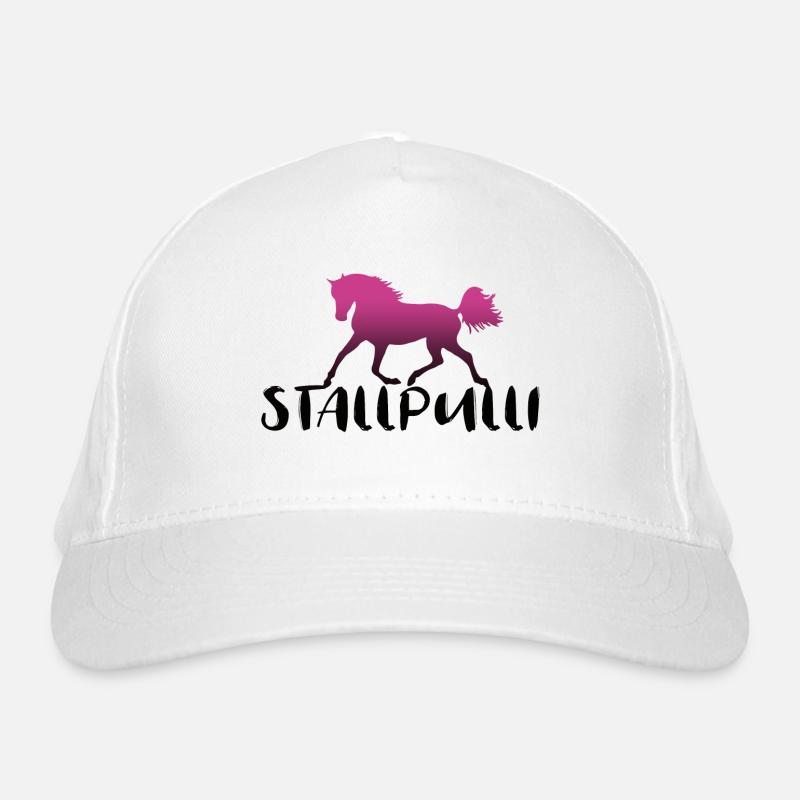 Stallpulli Pferd Reiten Reiterhof Stall Geschenk Bio-Baseballkappe