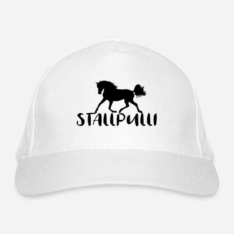 Stallpulli Pferd Reiten Reitstall Reiterhof Stall Bio-Baseballkappe