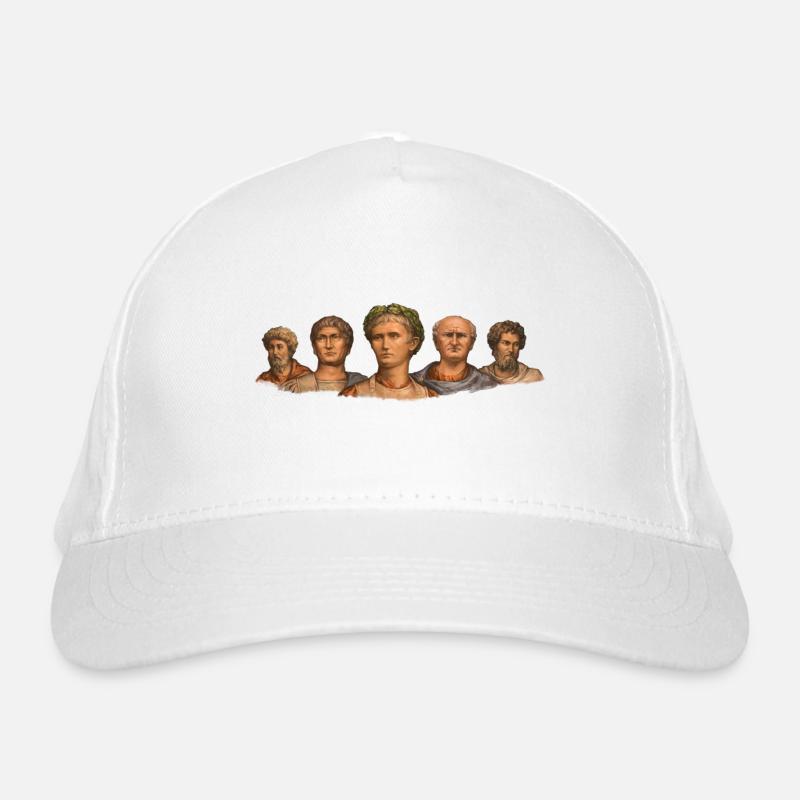 Büsten römischer Kaiser Bio-Baseballkappe