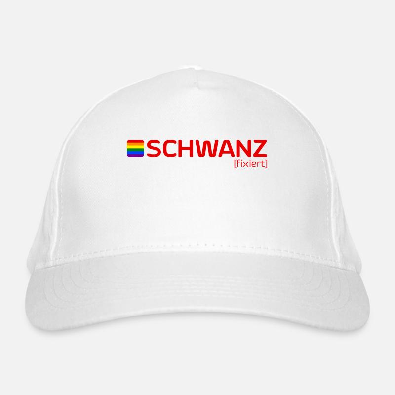 SCHWANZ [fixiert] Bio-Baseballkappe