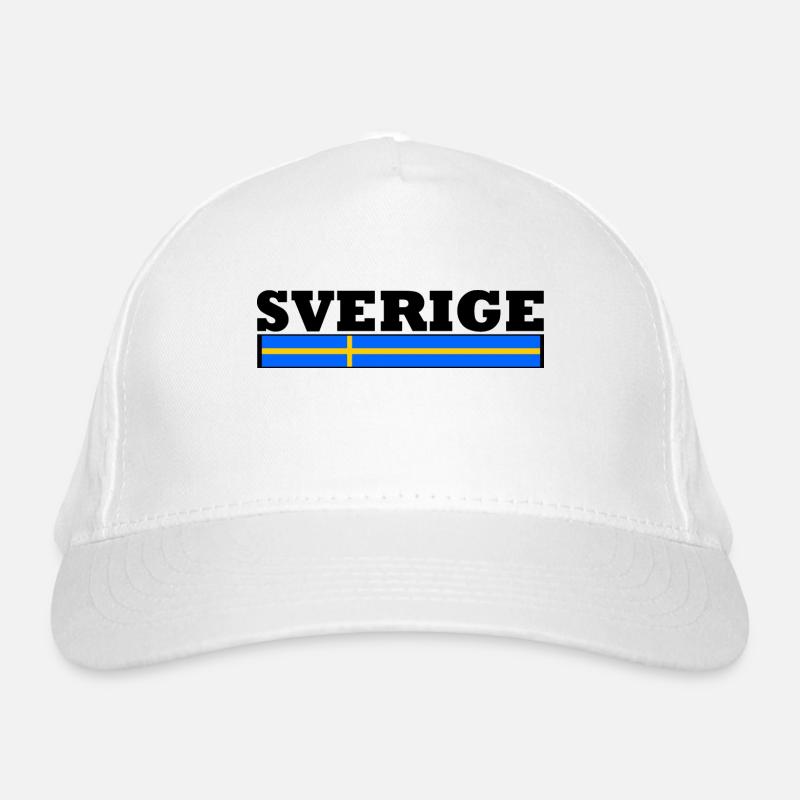 Sweden flag Organic Baseball Cap