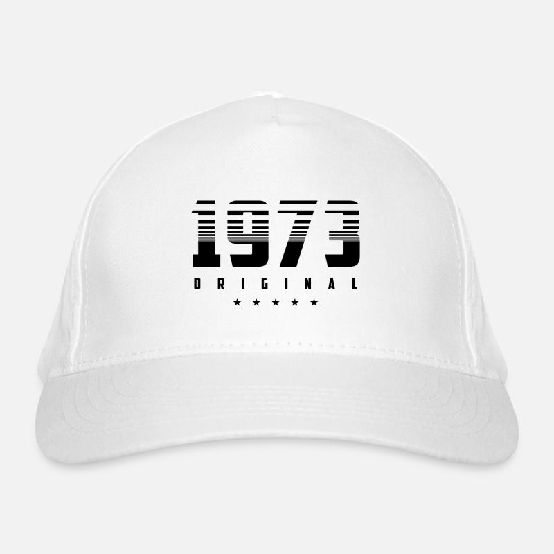 Geboren 1973 das Original Bio-Baseballkappe