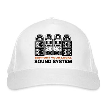 support sound system - Casquette classique bio - blanc - Devant