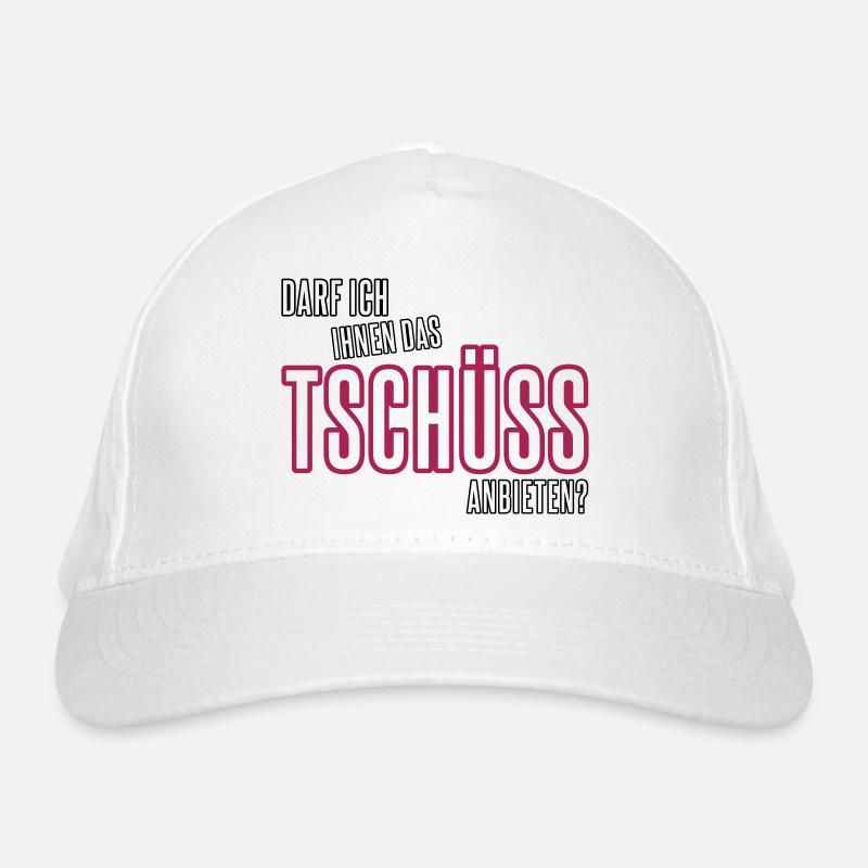 Tschüss anbieten Bio-Baseballkappe