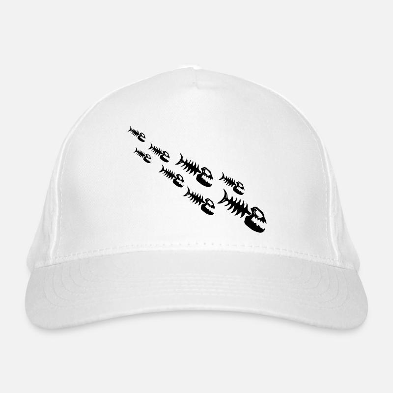 Fish Bone Monsters Organic Baseball Cap