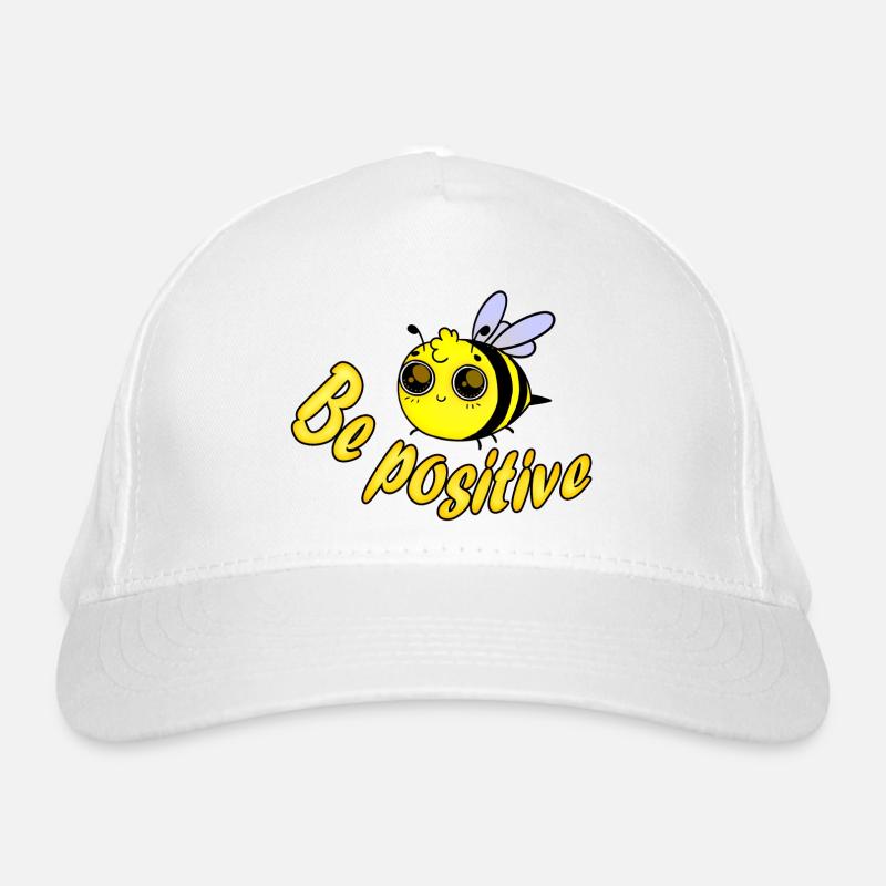 Bee positive Organic Baseball Cap